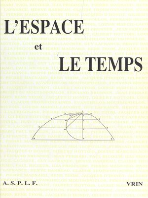 cover image of L'espace et le temps